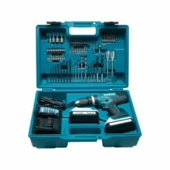 MAKITA Perceuse Visseuse Percu 18V 1.5Ah + 74 Acces. - HP457DWE10