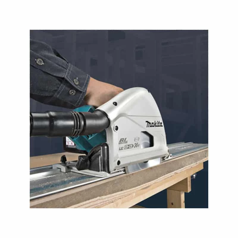 MAKITA Scie Plongeante 18/36V 5.0Ah + Rail - DSP600PT2J 2 MAKITA Scie Plongeante 18/36V 5.0Ah + Rail - DSP600PT2J – Image 2