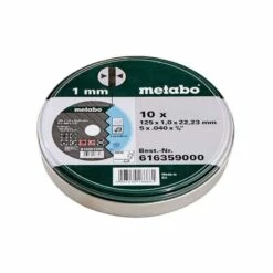METABO 10 Disques à Tronçonner "SP" 125mm Inox - 616359000