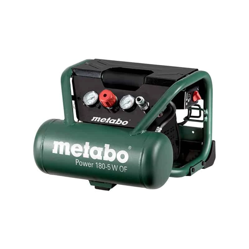 METABO Compresseur D'air Sans Huile 5L POWER 180-5WOF - 601531000 1 METABO Compresseur D'air Sans Huile 5L POWER 180-5WOF - 601531000