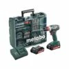 METABO Perceuse Visseuse BS18 Quick 18V - Coffret +74 Acc - 602217880