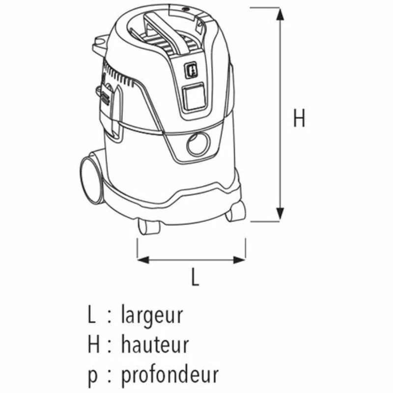 SIDAMO Aspirateur DCP 25 - 20405020 3 SIDAMO Aspirateur DCP 25 - 20405020 – Image 3