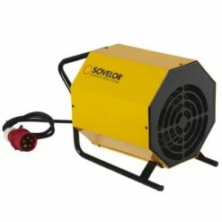 SOVELOR Chauffage électrique Portable Air Pulsé 380V Triph. 5Kw - C5