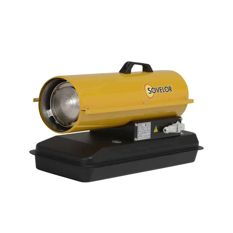 SOVELOR Chauffage Fuel Air Pulsé Mobile 20Kw - B70CEDP 1 SOVELOR Chauffage Fuel Air Pulsé Mobile 20Kw - B70CEDP