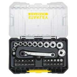 STANLEY Coffret 1/4" 37 Pièces Stakbox S FATMAX - FMMT19101-0 -Bosch Soldes Magasin stanley coffret 14 37 pieces stakbox s fatmax fmmt19101 0 3