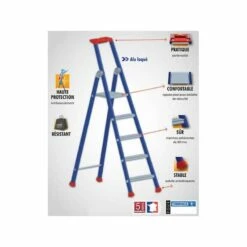 TUBESCA Marchepied Escabeau Alu Laqué 4 Marches - 02375704 -Bosch Soldes Magasin tubesca marchepied escabeau alu laque 4 marches 02375704 5