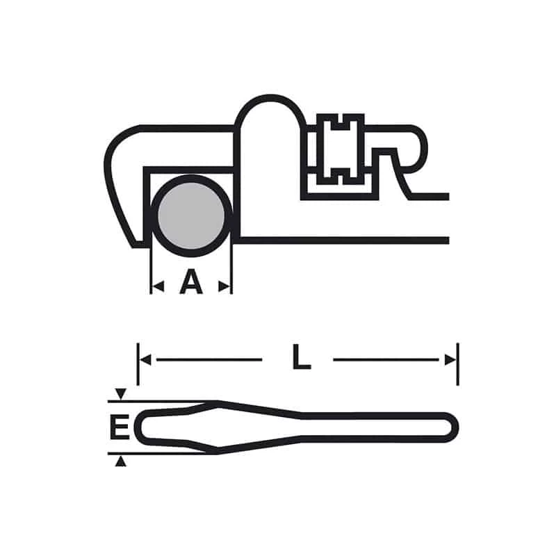 VIRAX Clé Viragrip En Aluminium - 0137 2 VIRAX Clé Viragrip En Aluminium - 0137 – Image 2